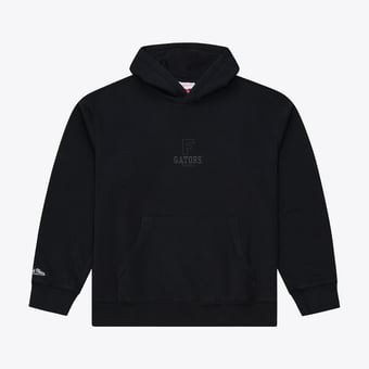 Men's Mitchell & Ness  Black Florida Gators Monochrome Icon Fleece Hoodie