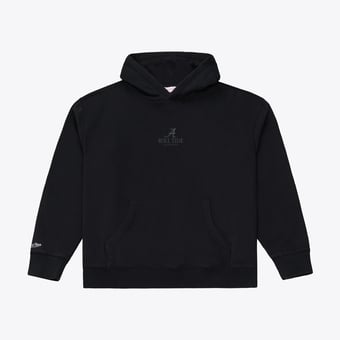 Men's Mitchell & Ness  Black Alabama Crimson Tide Monochrome Icon Fleece Hoodie