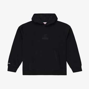 Men's Mitchell & Ness  Black Florida State Seminoles Monochrome Icon Fleece Hoodie