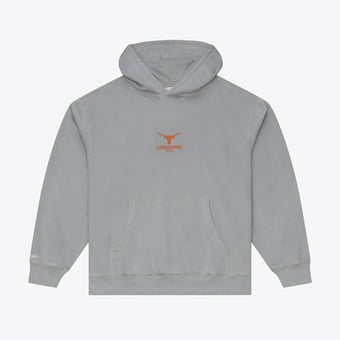 Men's Mitchell & Ness Gray Texas Longhorns Core Icon Fleece Hoodie