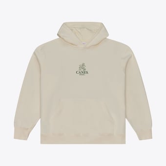 Men's Mitchell & Ness Cream Miami Hurricanes Core Icon Fleece Hoodie