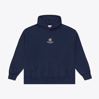 Men's Mitchell & Ness Navy Michigan Wolverines Core Icon Fleece Hoodie