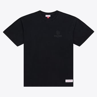 Men's Mitchell & Ness  Black LSU Tigers Monochrome Icon T-Shirt