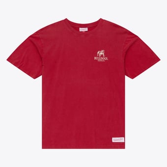 Men's  Mitchell & Ness  Red Georgia Bulldogs Core Icon T-Shirt