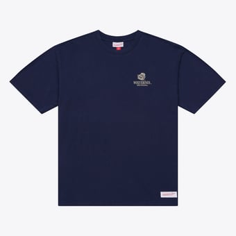 Men's  Mitchell & Ness  Navy Michigan Wolverines Core Icon T-Shirt