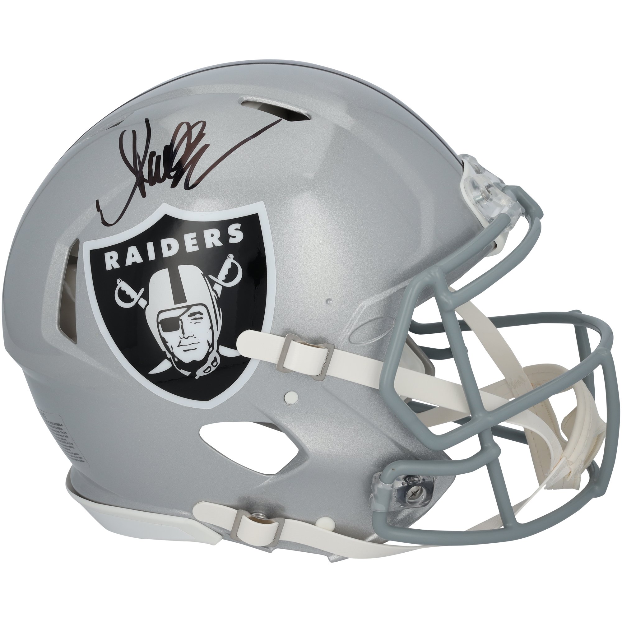 Casco Riddell Speed ​​autentico autografato da Marcus Allen dei Los Angeles Raiders