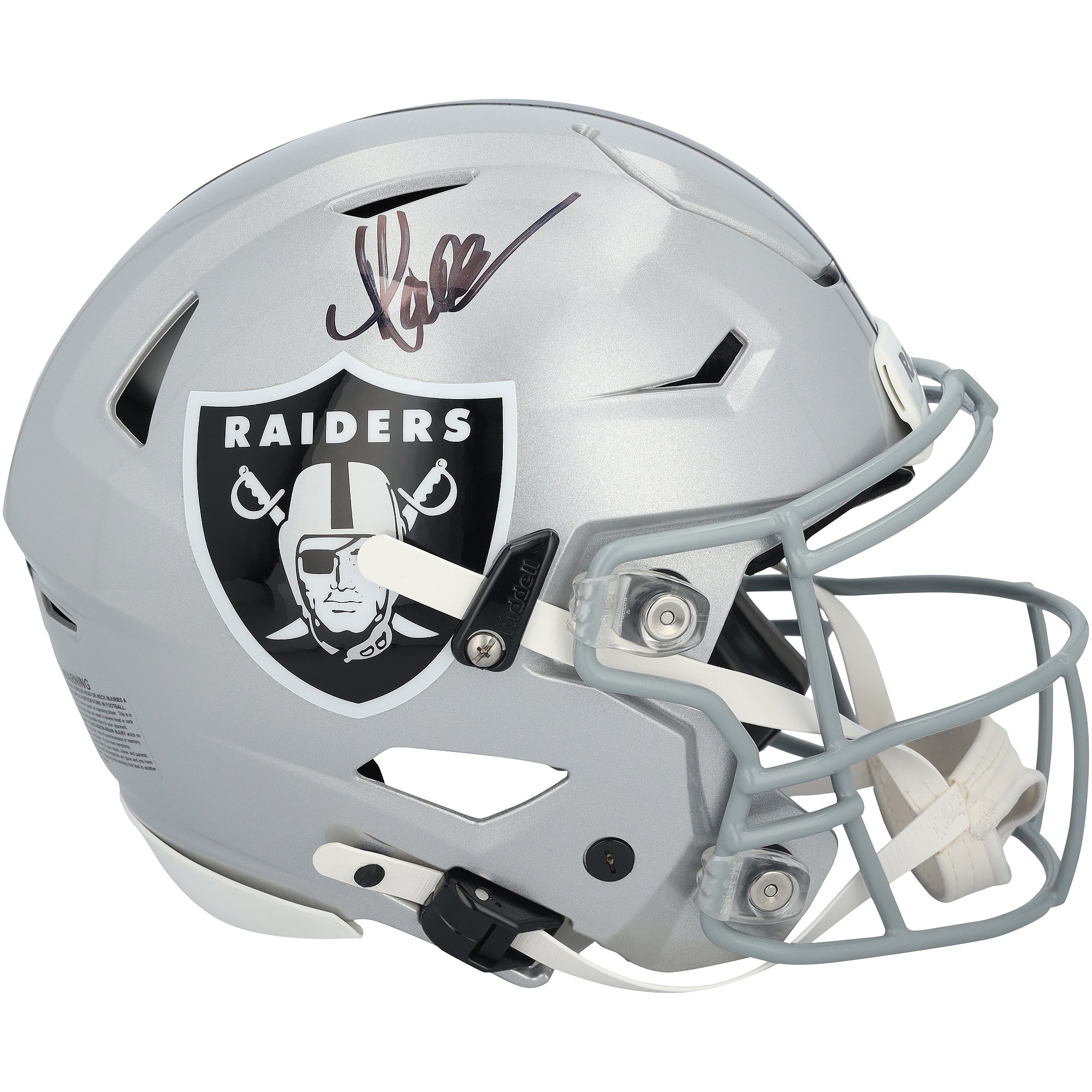 Marcus Allen Los Angeles Raiders Autographed Riddell Speed Flex Authentic Helmet