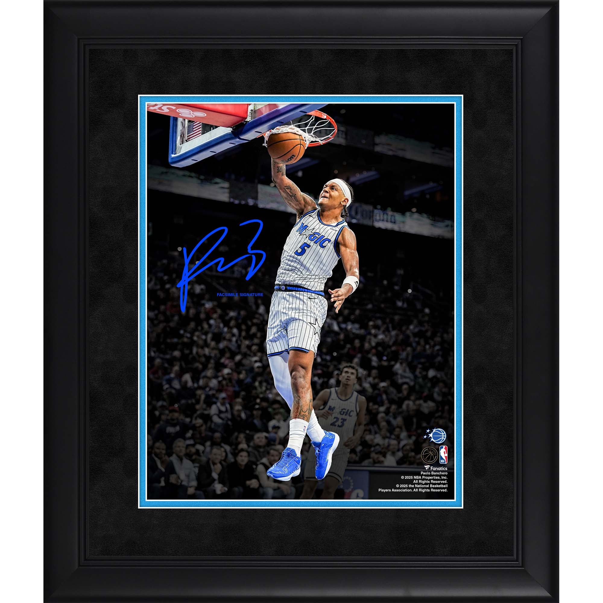 Paolo Banchero Orlando Magic Facsimile Signature Framed 11" x 14" Spotlight Photograph