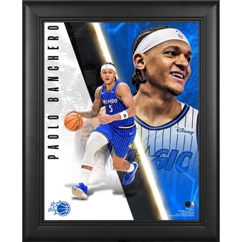 Paolo Banchero Orlando Magic Framed 13" x 16" Radiance Collage