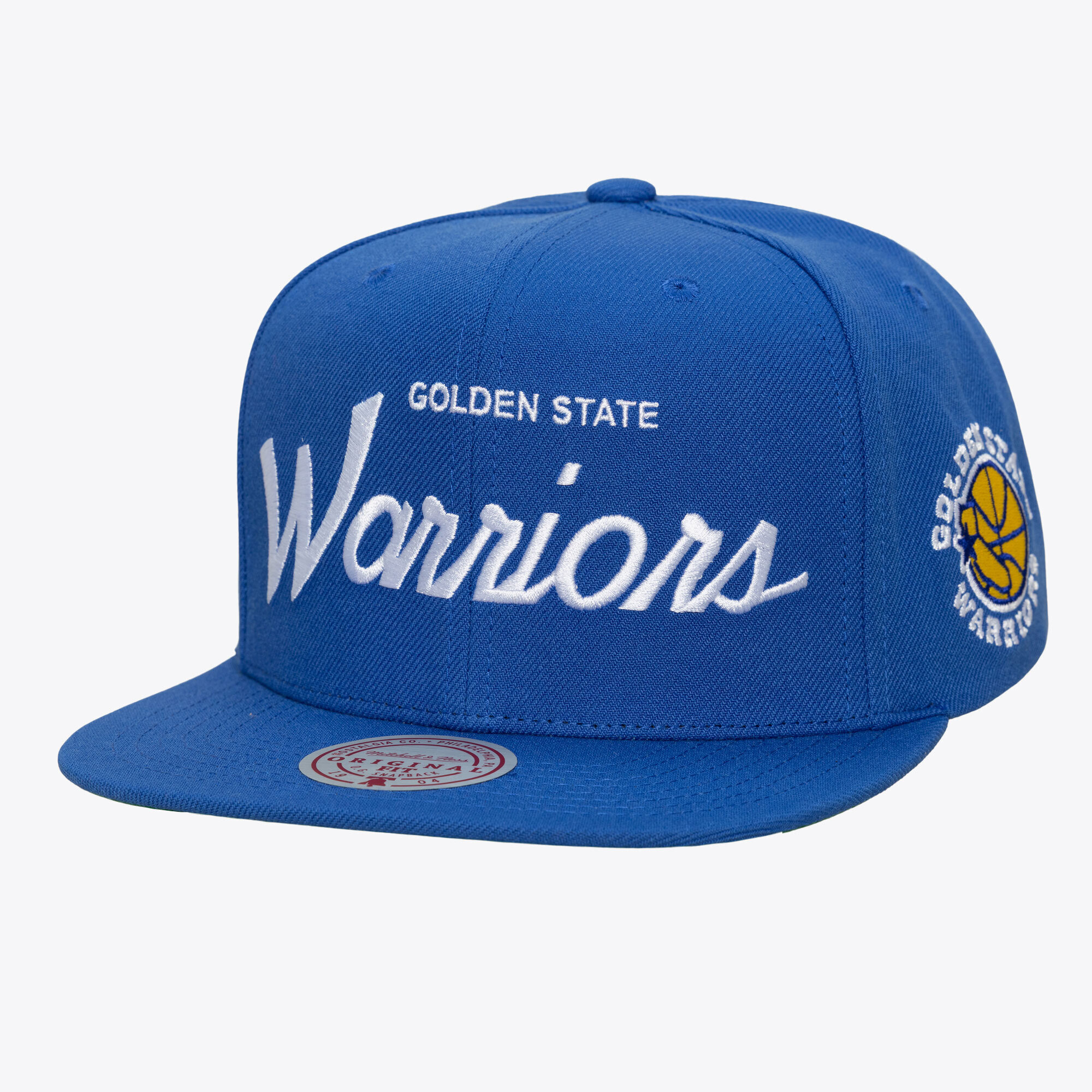 Men's Mitchell & Ness Royal Golden State Warriors Head Coach Snapback Hat