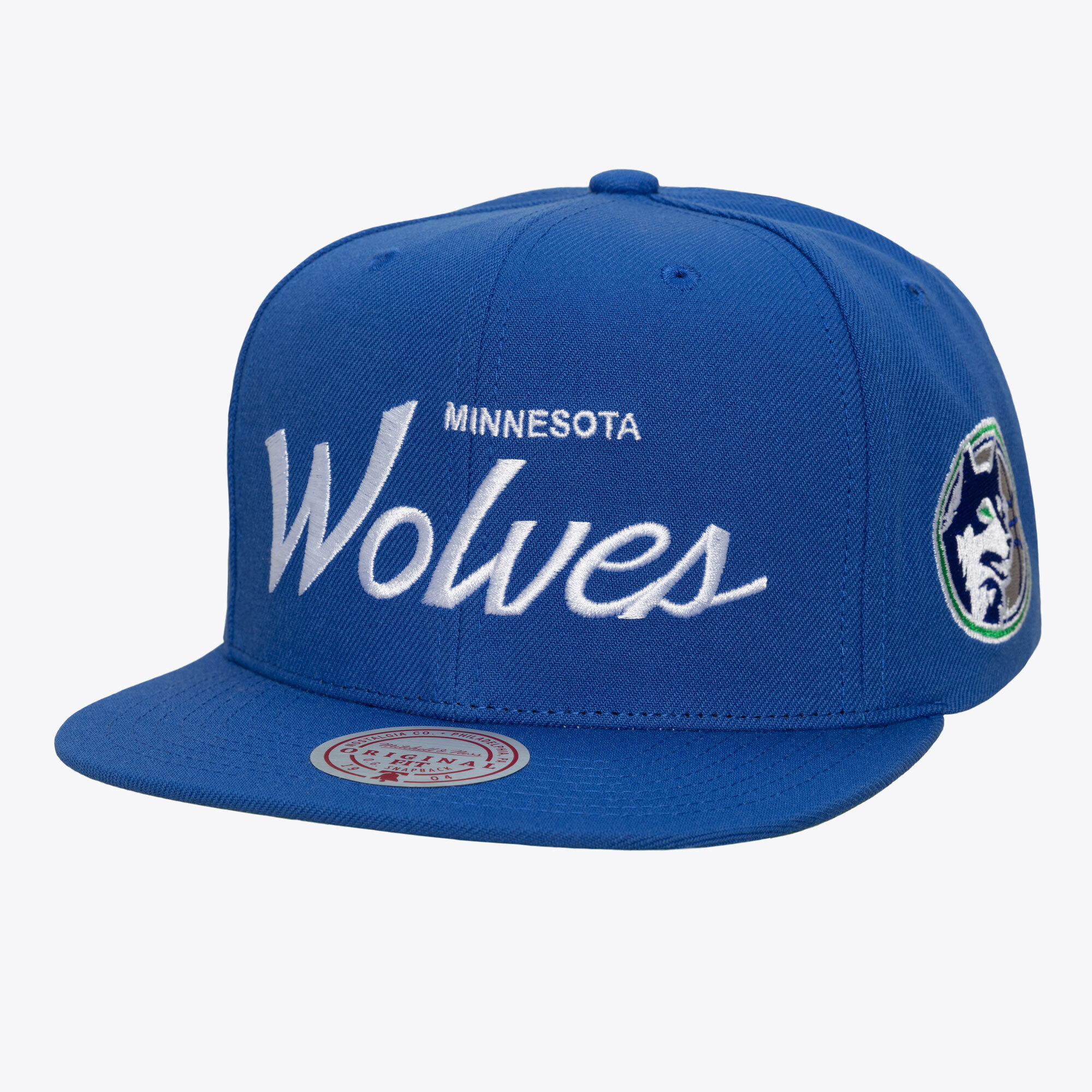 Mitchell & Ness Men's Blue Minnesota Timberwolves Head Coach Snapback Hat - Blue