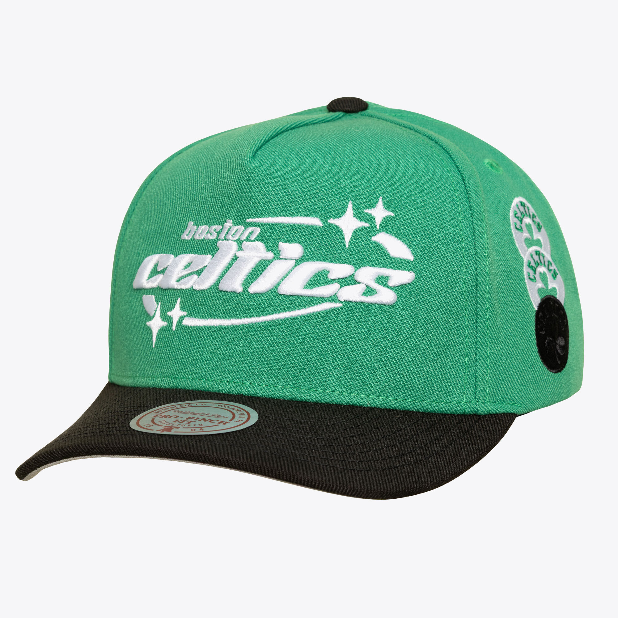 Men's Mitchell & Ness Kelly Green Boston Celtics 404 Club Starz Pro Snapback Hat