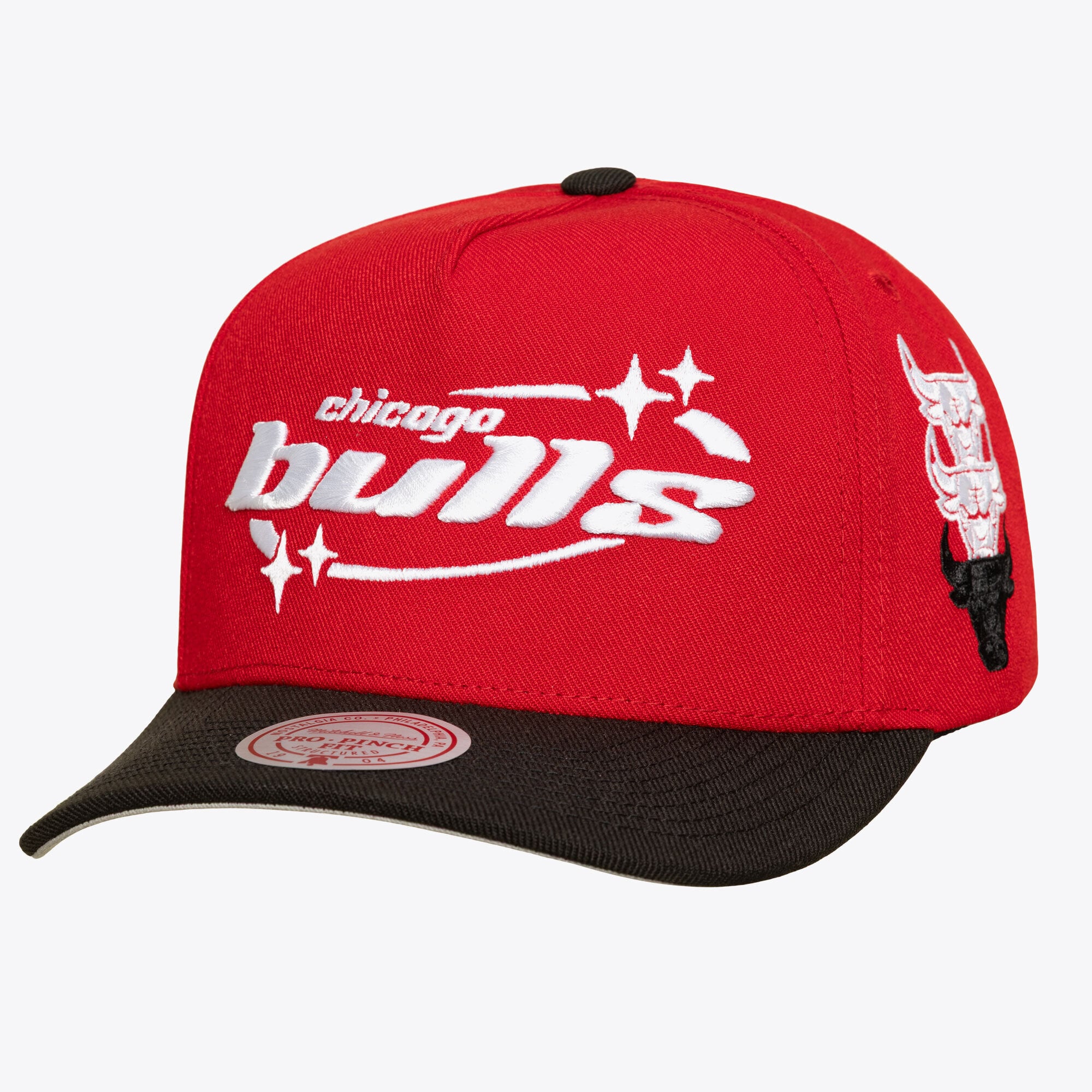 Men's Mitchell & Ness  Red Chicago Bulls 404 Club Starz Pro Snapback Hat