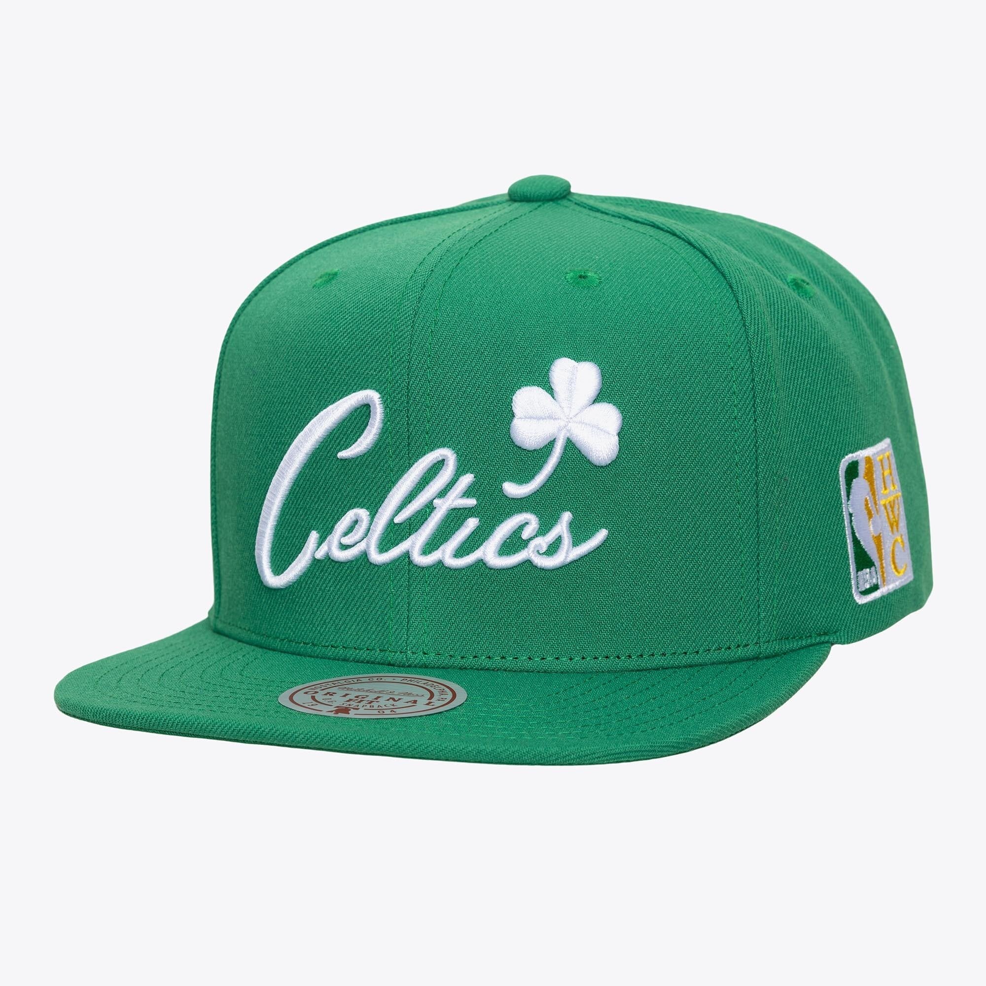 Men's Mitchell & Ness Kelly Green Boston Celtics Legendary Home Snapback Hat