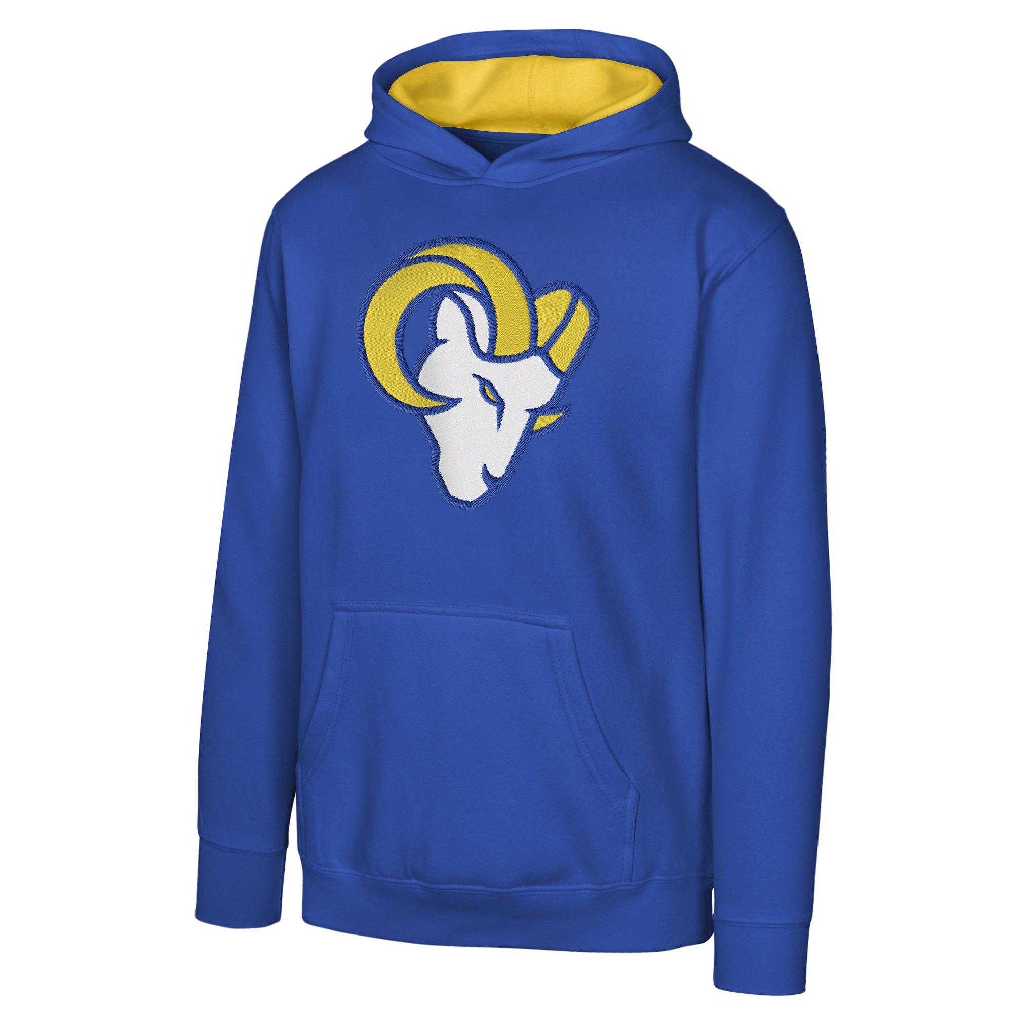 Outerstuff Big Boys' and Girls' Royal Los Angeles Rams Prime Pullover Hoodie - Royal