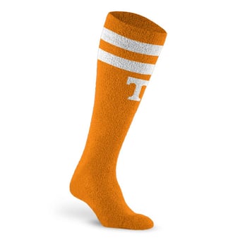 Unisex PRO Compression Tennessee Volunteers Cozy Feather Varsity Stripe Over-the-Calf Light Graduated Compression Socks
