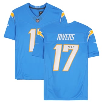 Philip Rivers San Diego Chargers Autographed Powder Blue Nike Vapor Fuse Limited Jersey