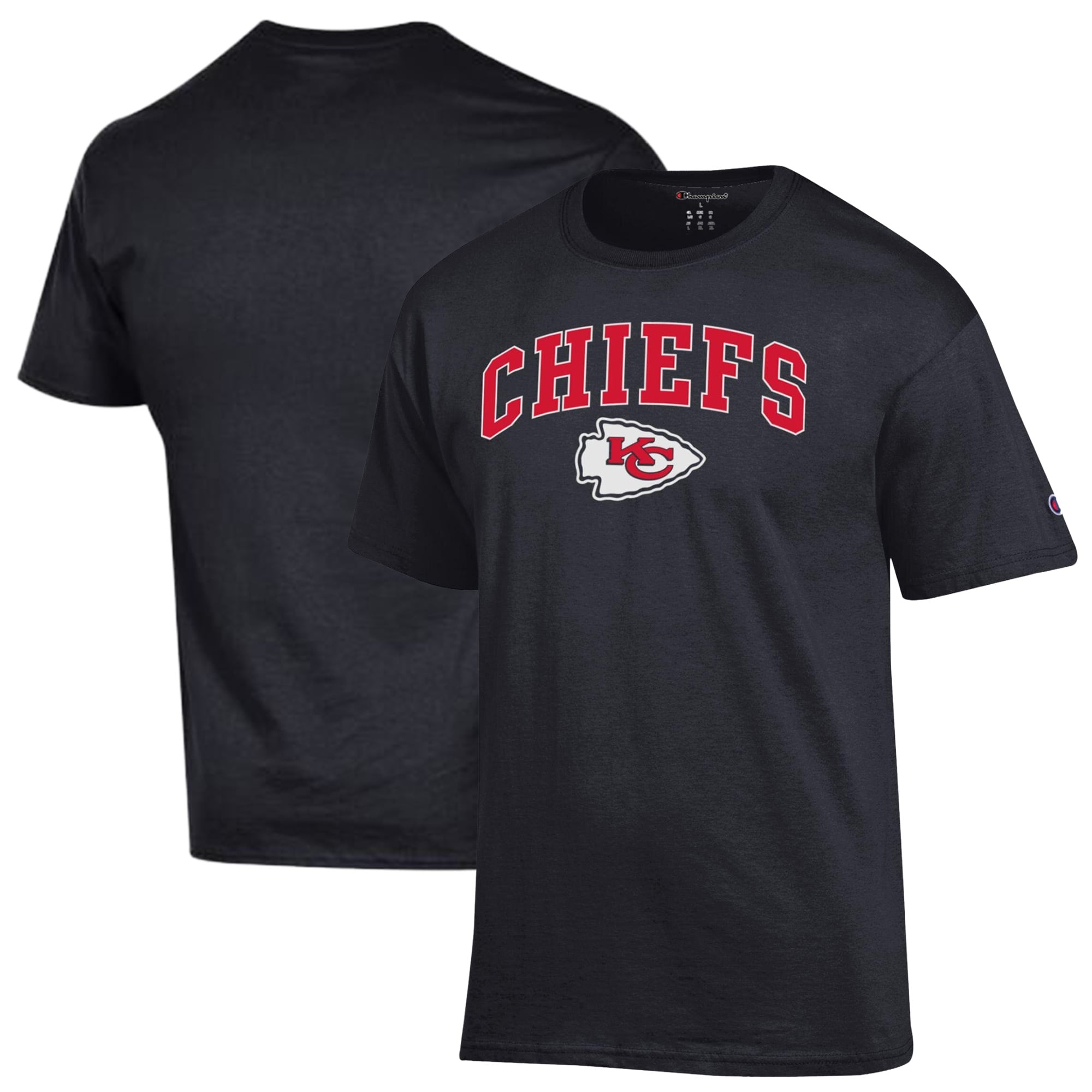 Men's Champion Kansas City Chiefs Arch Over Logo T-Shirt