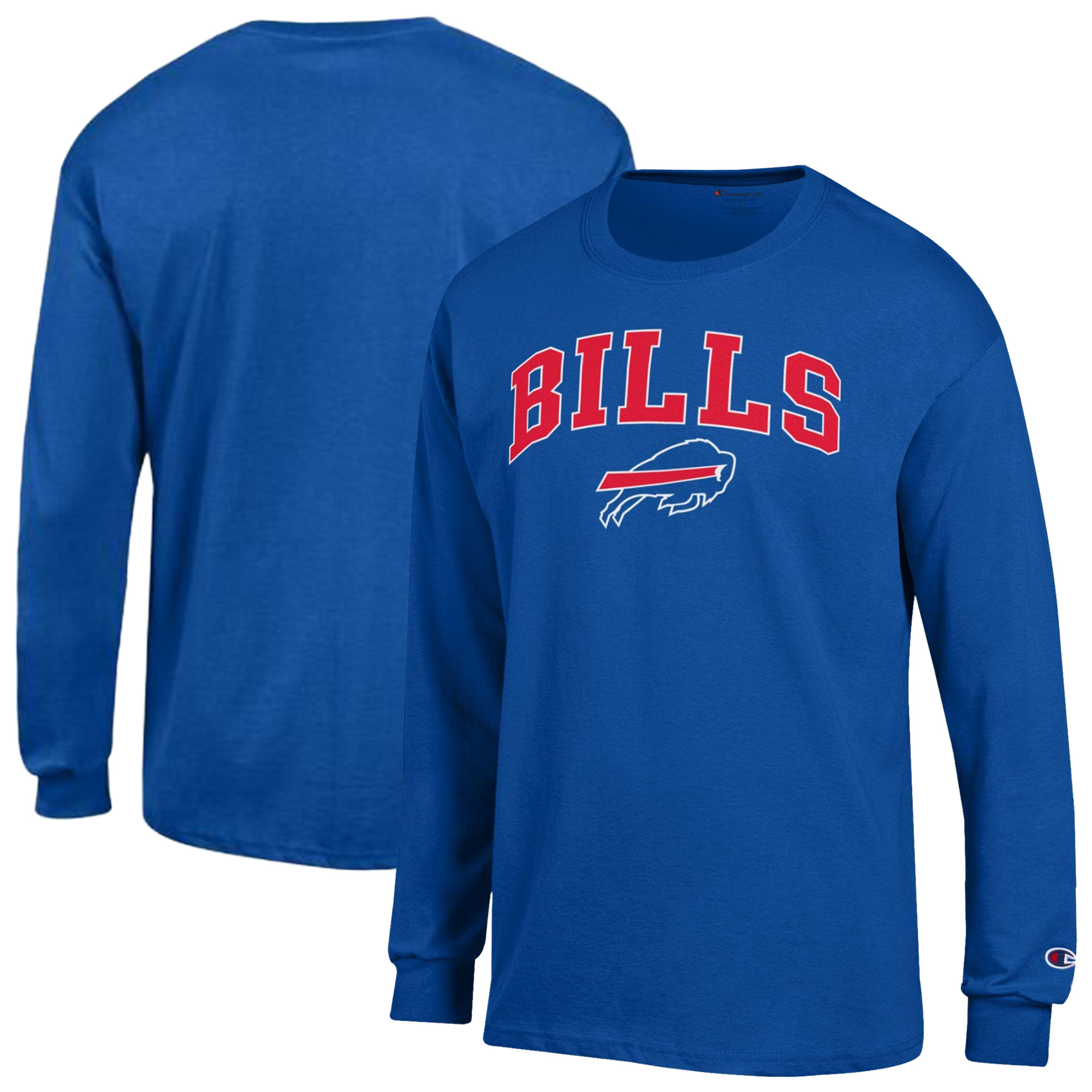 Champion Men's Royal Buffalo Bills Arch Over Logo Long sleeves T-Shirt - Royal