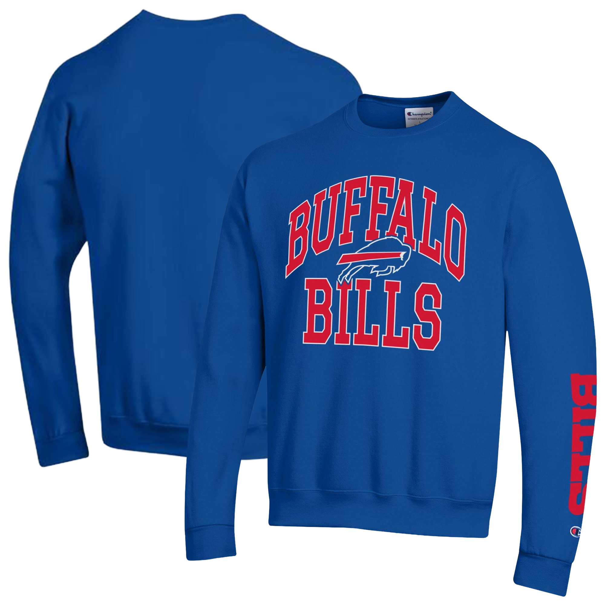 Champion Men's Royal Buffalo Bills Powerblend Fleece Sweatshirt - Royal