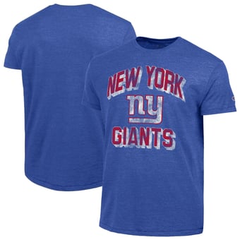 Men's Champion  Royal New York Giants Ultimate Tri-Blend T-Shirt