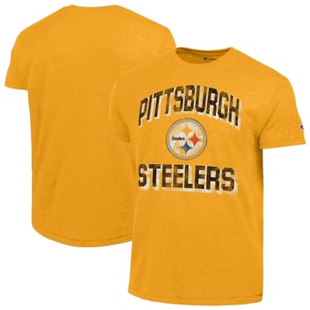 Men's Champion  Heather Gold Pittsburgh Steelers Ultimate Tri-Blend T-Shirt