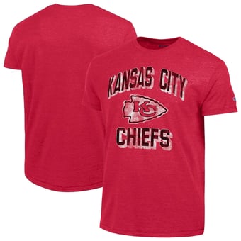 Men's Champion  Red Kansas City Chiefs Ultimate Tri-Blend T-Shirt