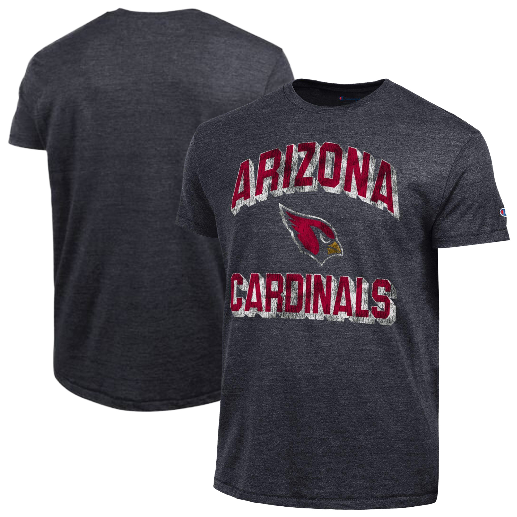 Men's Champion  Black Arizona Cardinals Ultimate Tri-Blend T-Shirt