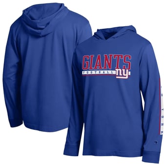 Men's Champion Royal New York Giants All Star Hooded T-Shirt