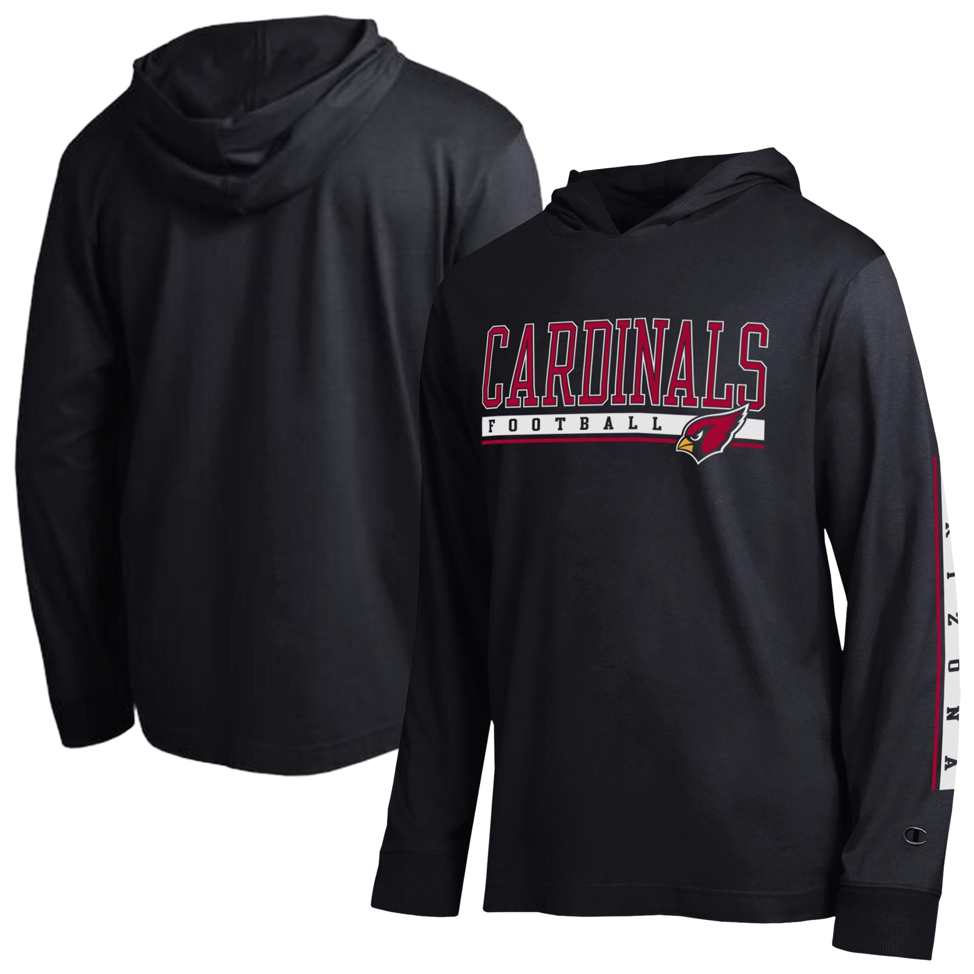Men’s Champion Black Arizona Cardinals All Star Hooded T-Shirt