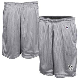 Men's Champion Gray Minnesota Vikings Classic Mesh Shorts