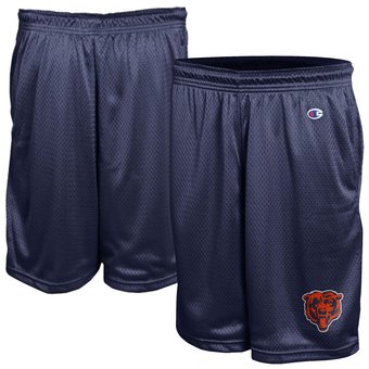 Men's Champion Navy Chicago Bears Classic Mesh Shorts