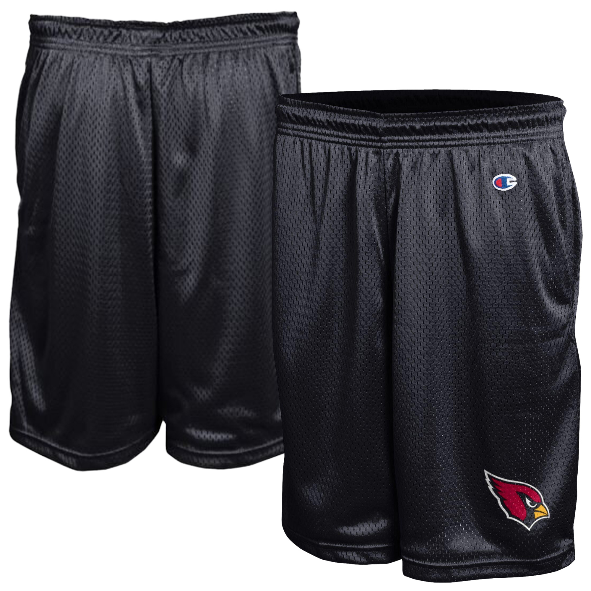 Men's Champion Black Arizona Cardinals Classic Mesh Shorts