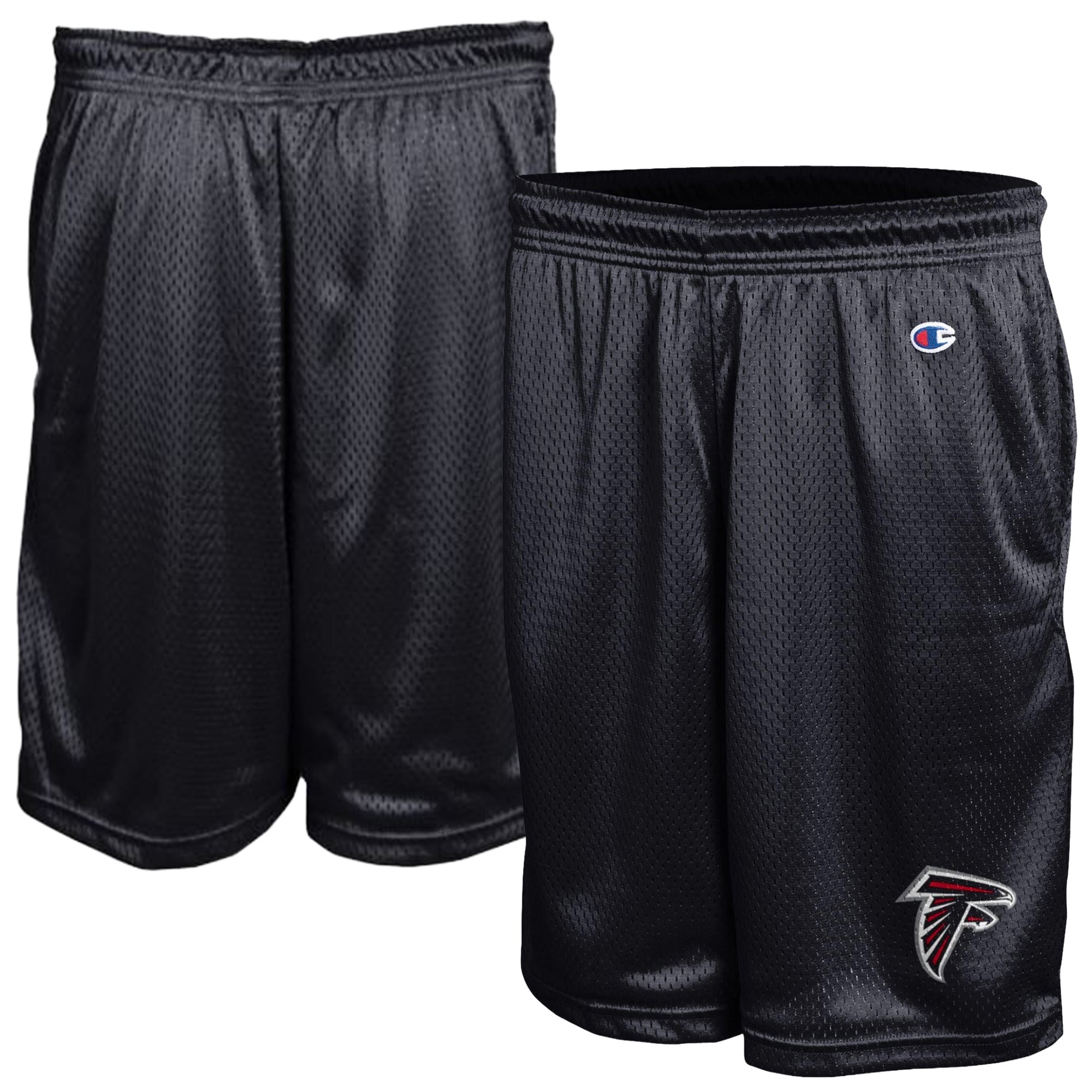 Men's Champion Black Atlanta Falcons Classic Mesh Shorts