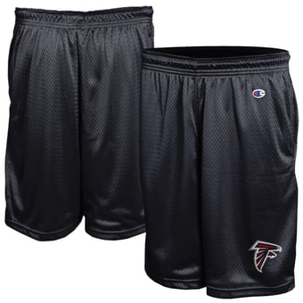 Men's Champion Black Atlanta Falcons Classic Mesh Shorts