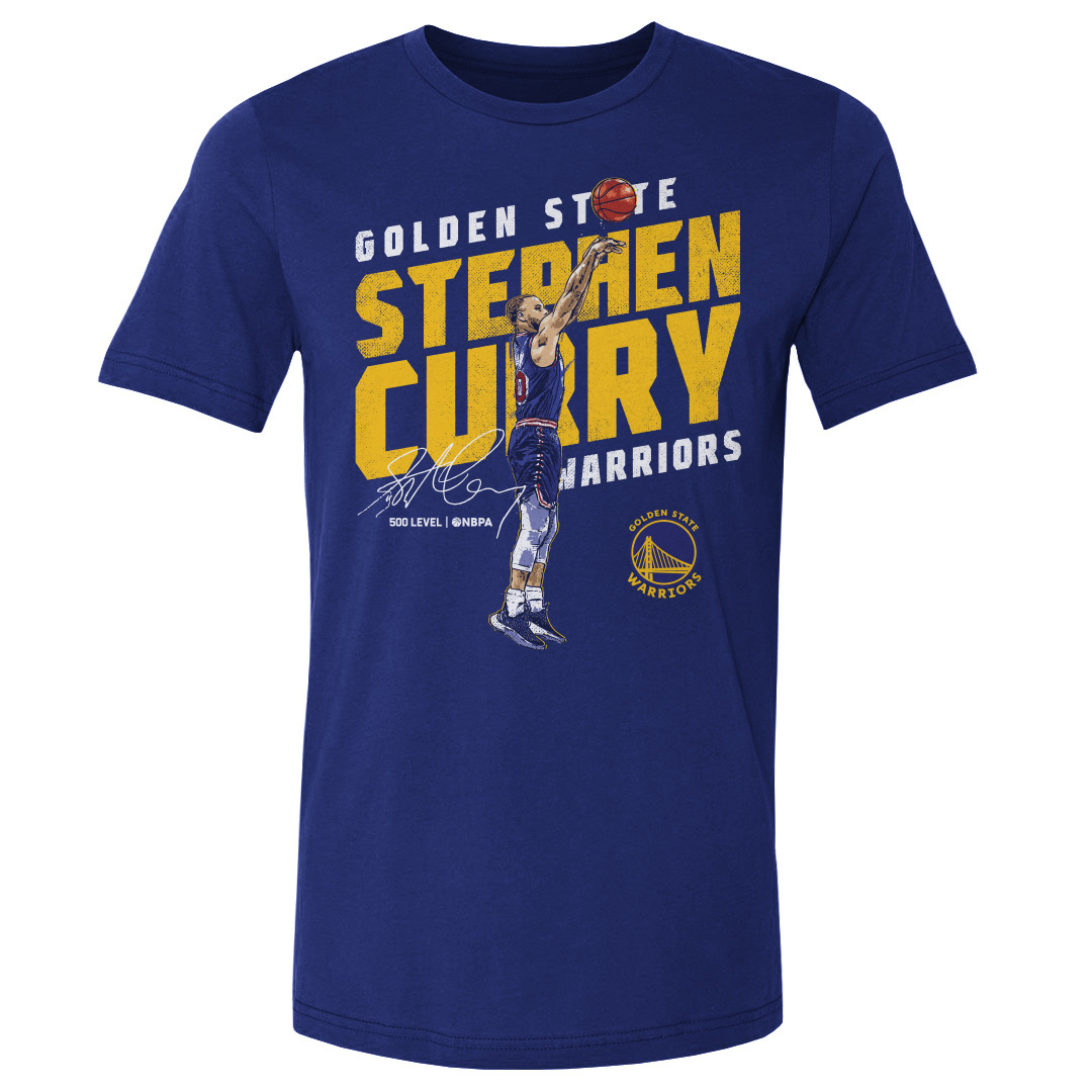 Men’s 500 Level Stephen Curry Royal Golden State Warriors Slant T-Shirt Men’s 500 Level Stephen Curry Royal Golden State Warriors Slant T-Shirt