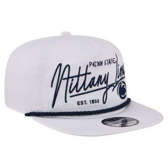 Men's New Era  White Penn State Nittany Lions Team Rope 19TWENTY Adjustable Hat