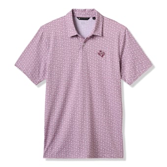 Men's TravisMathew  White/Maroon Texas A&M Aggies College Bound Tri-Blend Polo