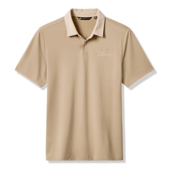 Men's TravisMathew  Tan Texas Longhorns Varsity Vintage Tri-Blend Polo