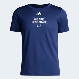 Youth adidas  Navy Penn State Nittany Lions Pregame AEROREADY T-Shirt