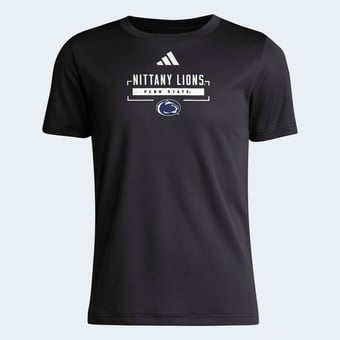 Youth adidas  Black Penn State Nittany Lions Pregame AEROREADY T-Shirt