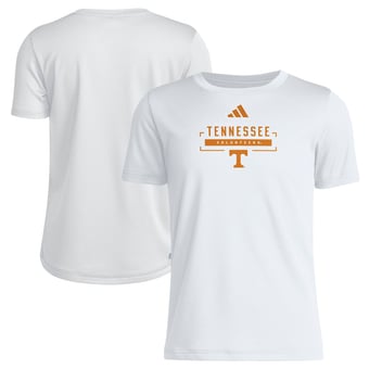 Youth adidas  White Tennessee Volunteers Pregame AEROREADY T-Shirt