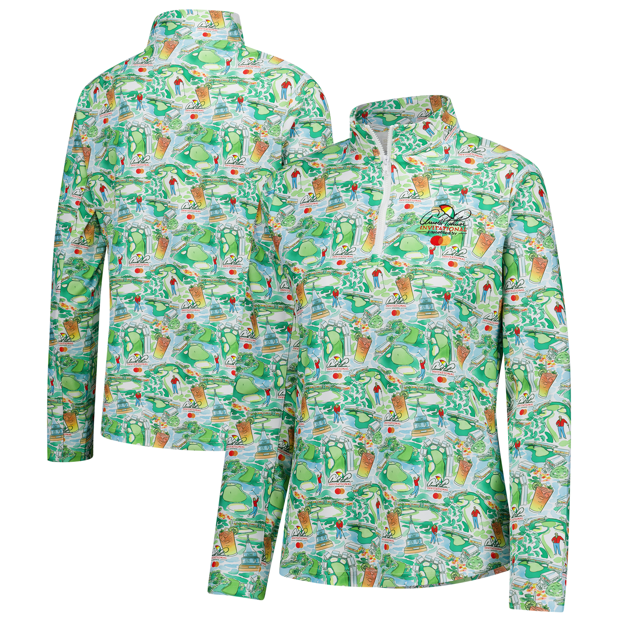 Women’s Smith & Quinn Green Arnold Palmer Invitational Ava Conversational Quarter-Zip Pullover Women’s Smith & Quinn Green Arnold Palmer Invitational Ava Conversational Quarter-Zip Pullover