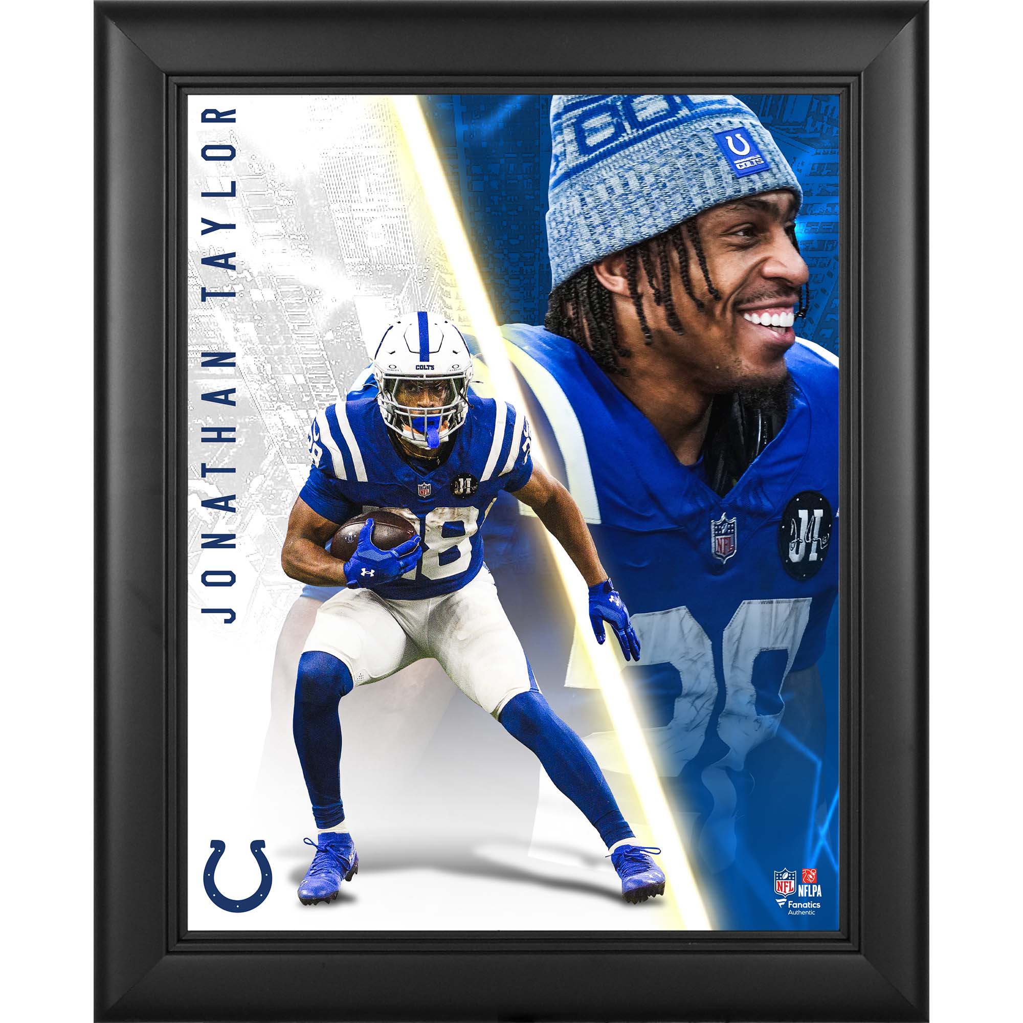 Jonathan Taylor Indianapolis Colts Framed 13″ x 16″ Radiance Collage Jonathan Taylor Indianapolis Colts Framed 13″ x 16″ Radiance Collage