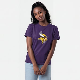 Women's Champion  Purple Minnesota Vikings Logo T-Shirt