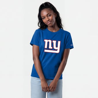 Women's Champion  Royal New York Giants Logo T-Shirt