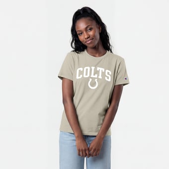 Women's Champion Light Brown Indianapolis Colts Cocoa Butter T-Shirt
