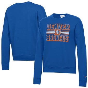 Women's Champion  Royal Denver Broncos Powerblend Fleece Sweatshirt