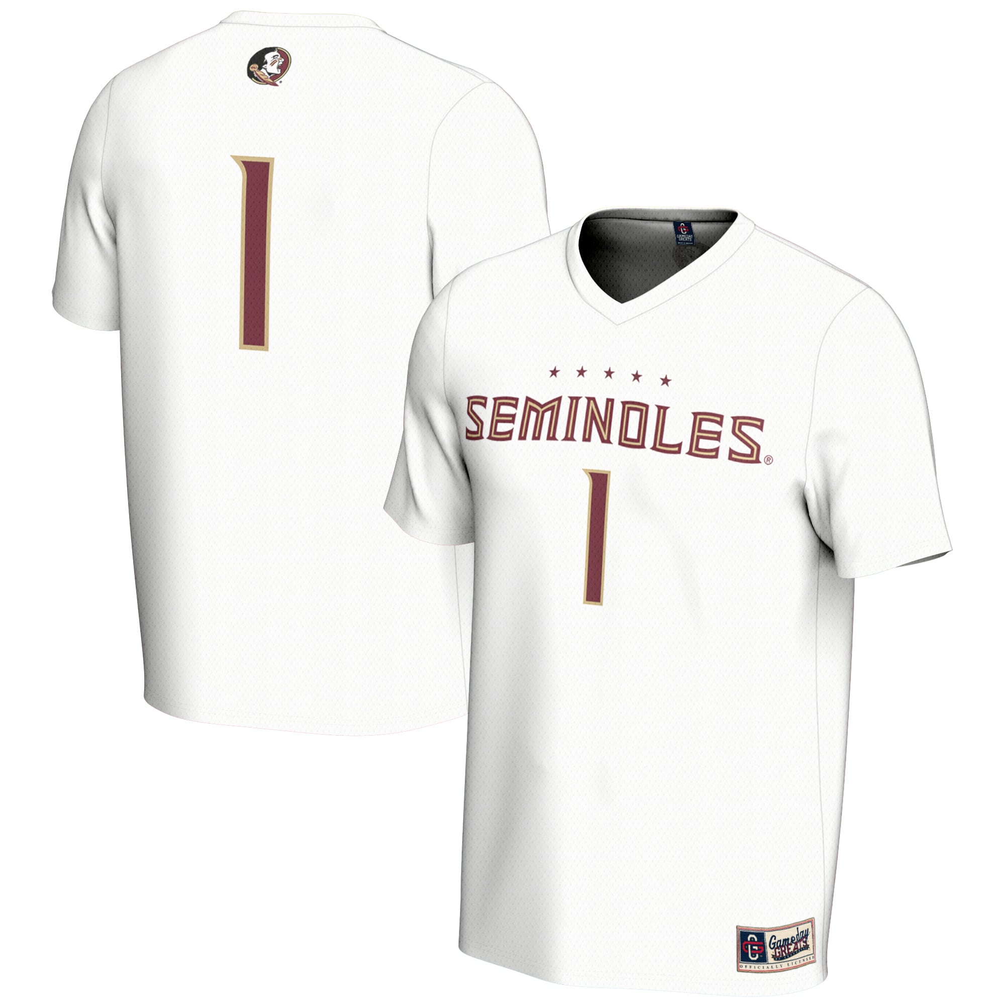 Youth GameDay Greats  White Florida State Seminoles 2025 NCAA Women's Soccer National Champions Lightweight Commemorative Fashion Jersey