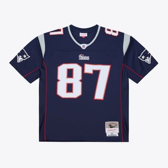 Men's Mitchell & Ness Rob Gronkowski Navy New England Patriots Big & Tall 2010 Legacy Retired Player Jersey